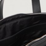 Borsa Calvin Klein MICRO PEBBLE SLIM BRIEFCASE 36 Nero - Foto 5