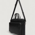Borsa Calvin Klein MICRO PEBBLE SLIM BRIEFCASE 36 Nero - Foto 3