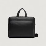 Borsa Calvin Klein MICRO PEBBLE SLIM BRIEFCASE 36 Nero - Foto 1