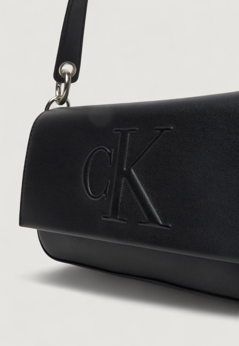 Borsa Calvin Klein SCULPTED FLAP SHOULDER POUCH Nero - Foto 2