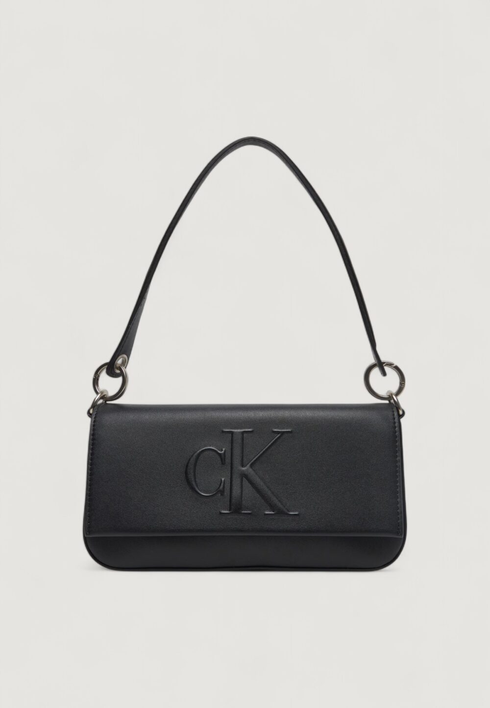 Borsa Calvin Klein SCULPTED FLAP SHOULDER POUCH Nero - Foto 1