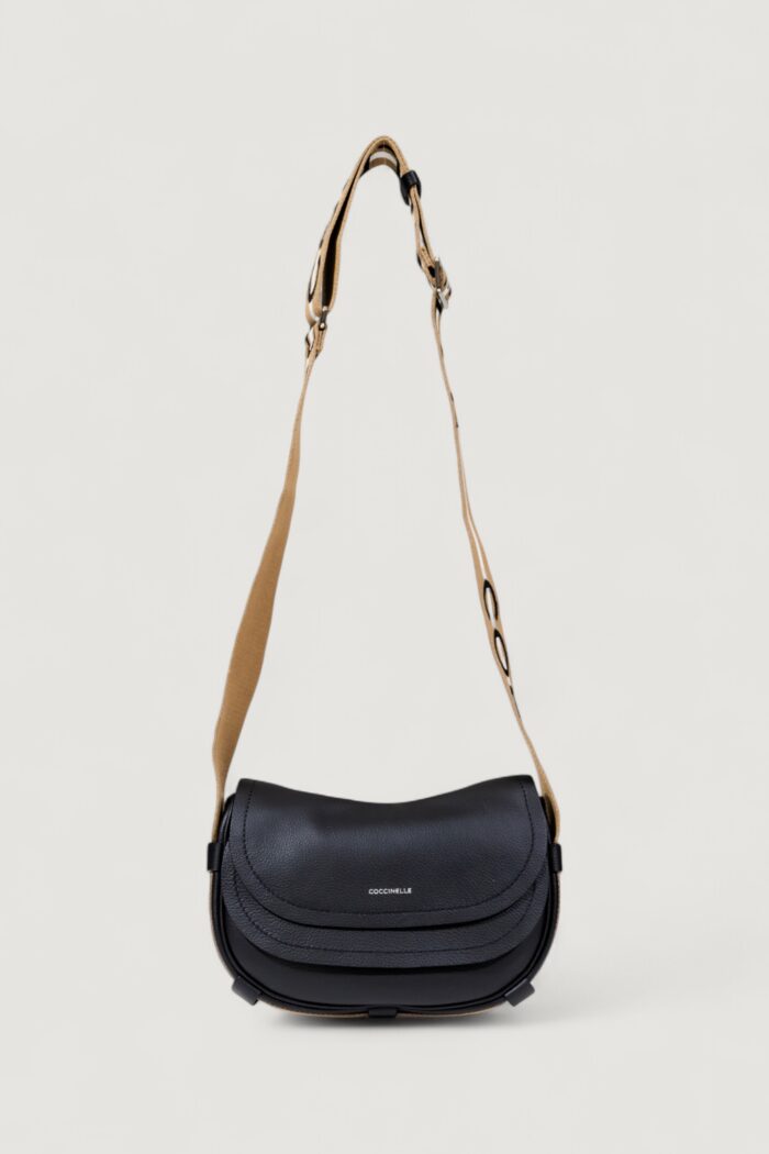 Borsa Coccinelle COCCINELLERAQUEL Nero – Beige – E1 SQ0 15 03 01