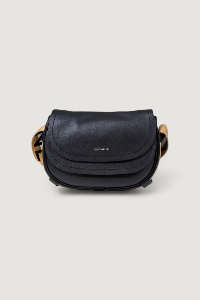 Borsa Coccinelle COCCINELLERAQUEL Nero – Beige – E1 SQ0 15 03 01