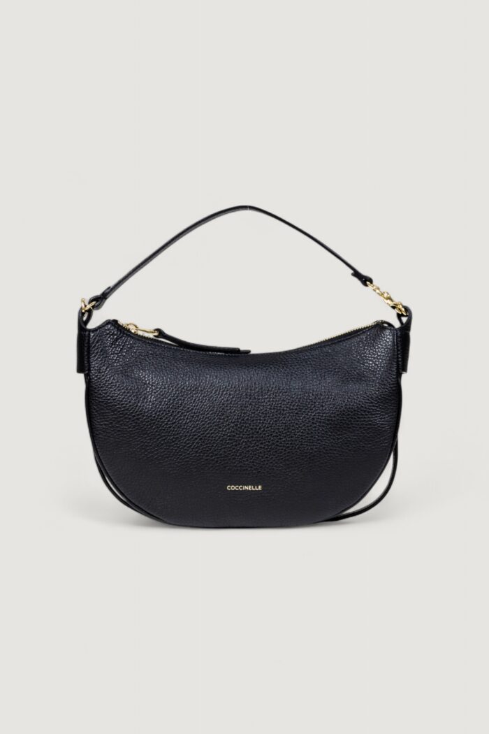 Borsa Coccinelle HANDBAG GRAINED LEATHER NOIR Nero – E1 SHA 13 03 01