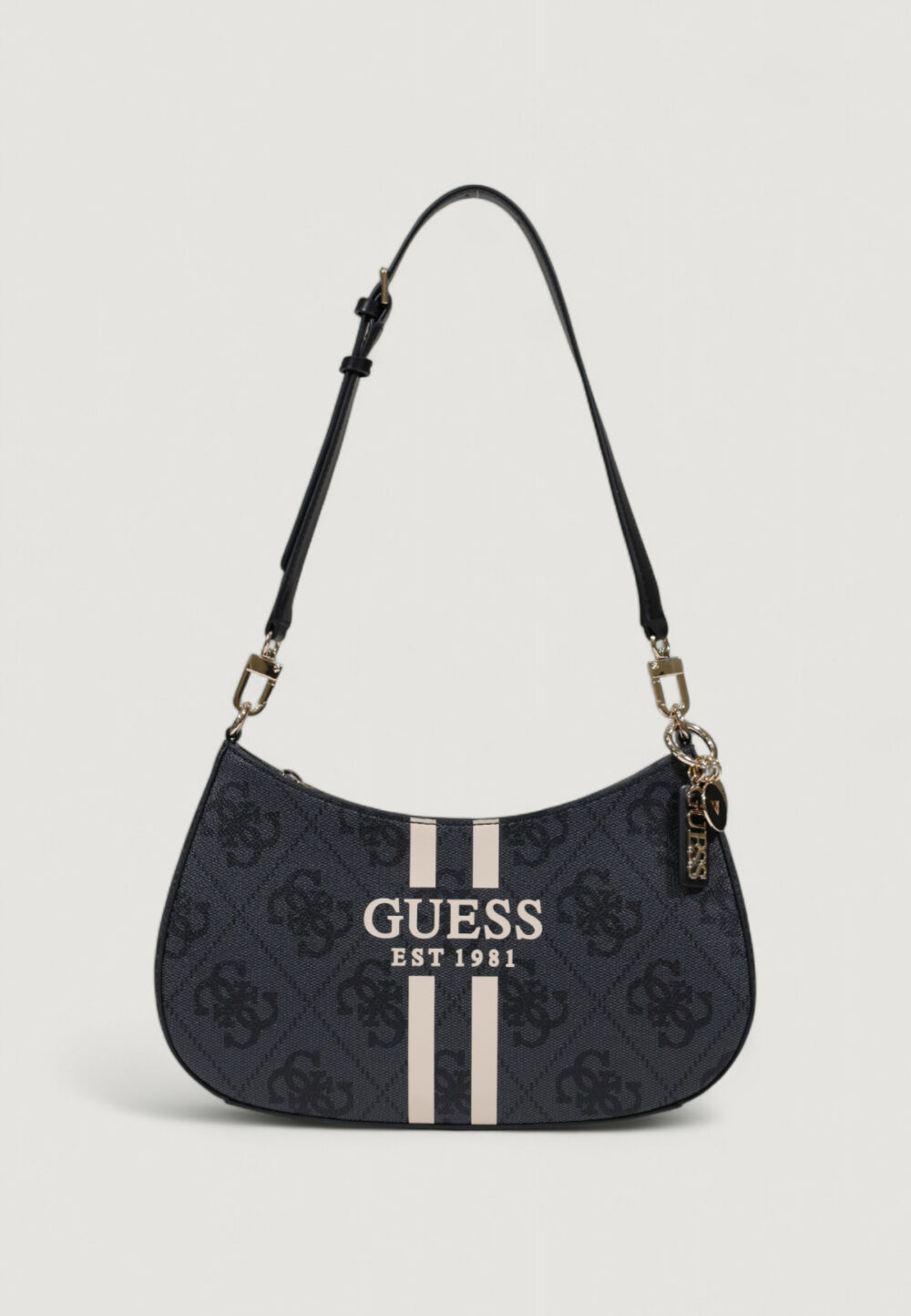 Borsa Guess NOELLE II TOP ZIP SHOULDER BAG Antracite - Foto 1