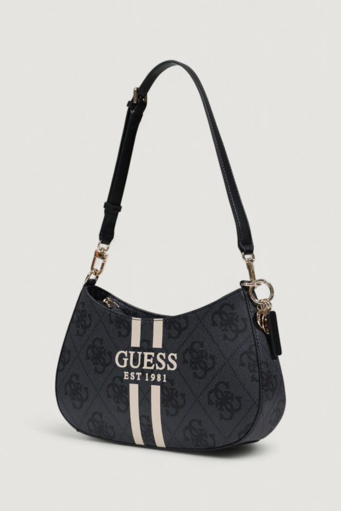 Borsa Guess NOELLE II TOP ZIP SHOULDER BAG Antracite – HWOS96 72180