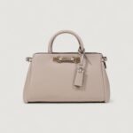 Borsa Guess LEFIA LUXURY SATCHEL Beige - Foto 2