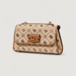Borsa Guess NEDA CONVERTIBLE XBODY FLAP Latte - Foto 4