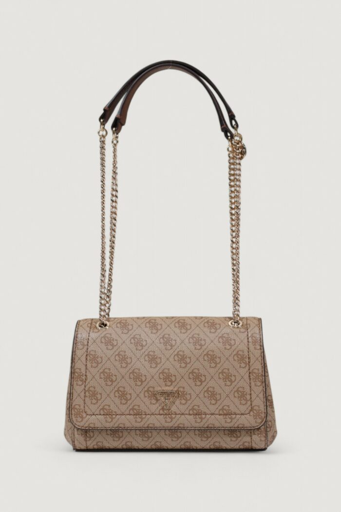 Borsa Guess NOELLE II CNVRTBLE XBODY FLAP Marrone