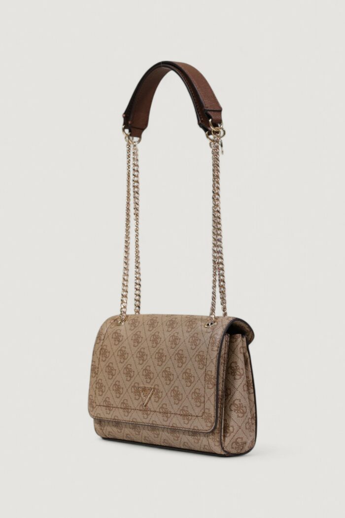 Borsa Guess NOELLE II CNVRTBLE XBODY FLAP Marrone