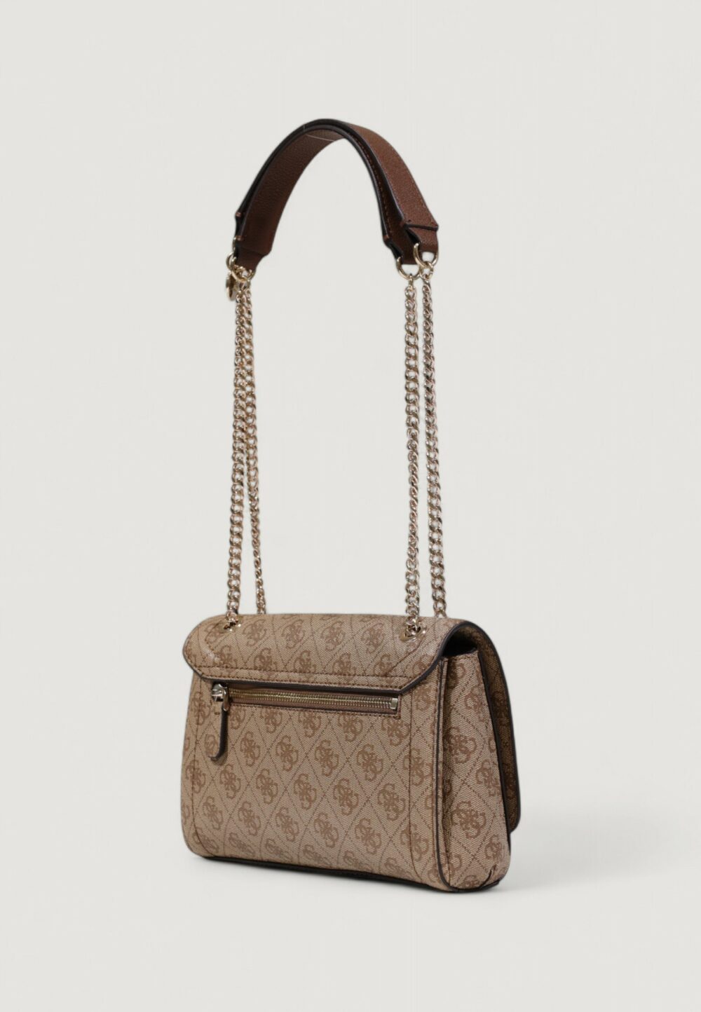 Borsa Guess NOELLE II CNVRTBLE XBODY FLAP Marrone - Foto 4