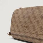 Borsa Guess NOELLE II CNVRTBLE XBODY FLAP Marrone - Foto 5