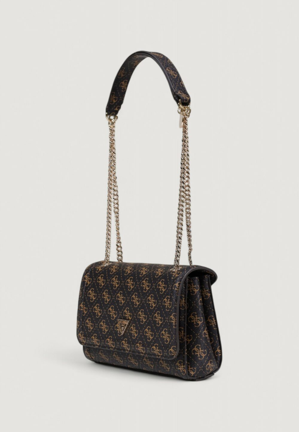 Borsa Guess NOELLE II CNVRTBLE XBODY FLAP Marrone - Foto 2