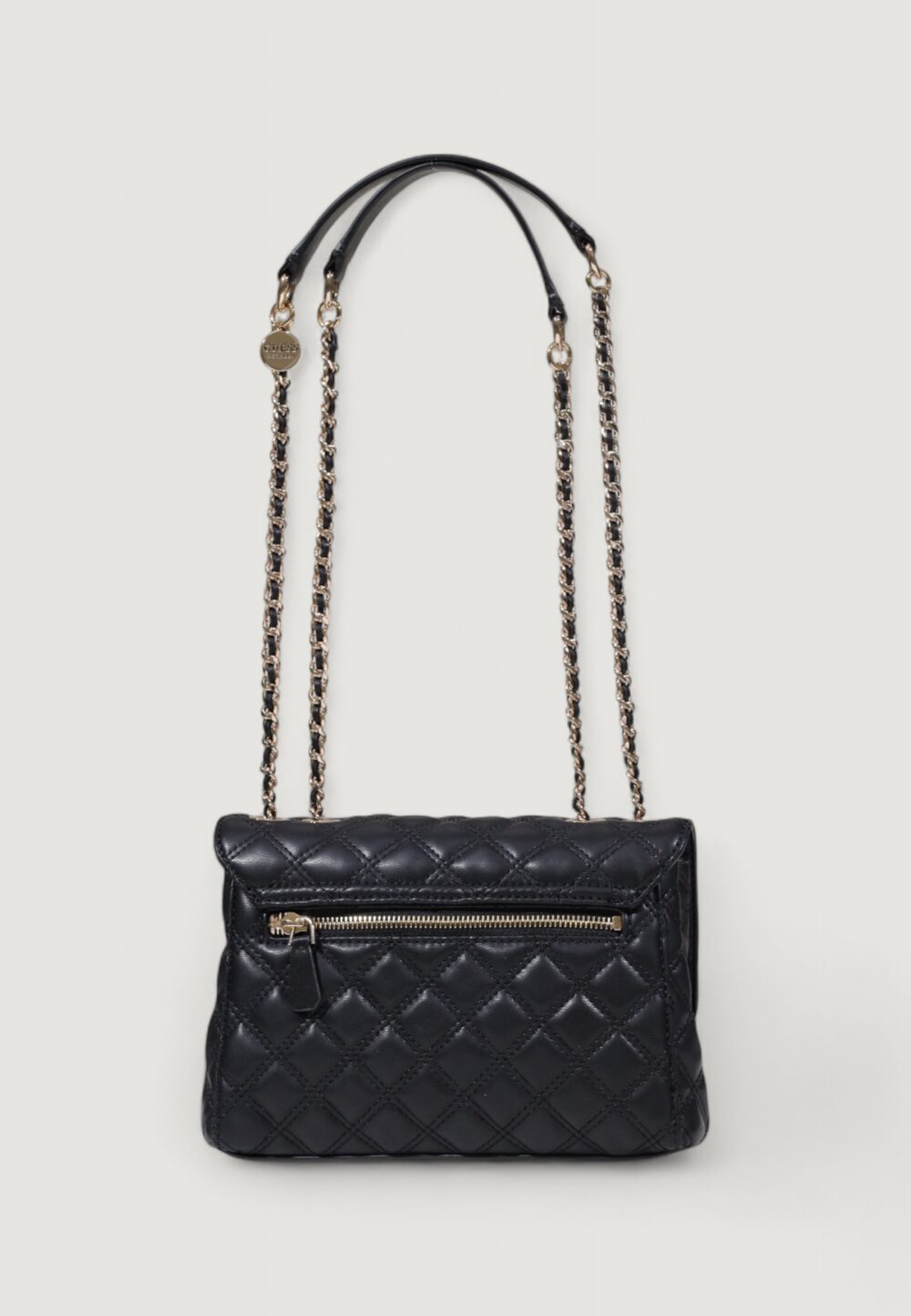 Borsa Guess GIULLY II 2 COMP CNVRTBLE FLAP Nero - Foto 5