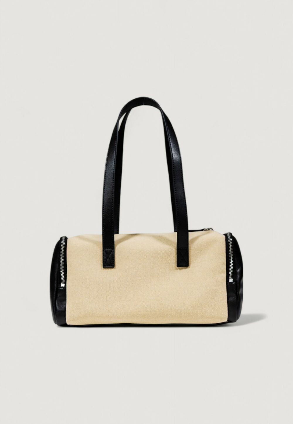 Borsa Karl Lagerfeld Jeans KLJ CANVAS MIXED E/W SHB Beige - Nero - Foto 3