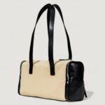 Borsa Karl Lagerfeld Jeans KLJ CANVAS MIXED E/W SHB Beige - Nero - Foto 4