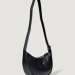 Borsa Karl Lagerfeld Jeans KLJ BOX LOGO SOFT HALFMOON BAG Nero - Foto 4