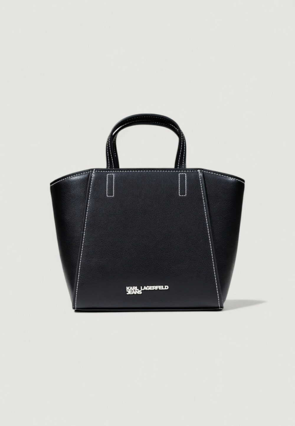 Borsa KARL LAGERFELD KLJ METAL LOGO MINI TOTE Nero - Foto 1