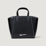 Borsa KARL LAGERFELD KLJ METAL LOGO MINI TOTE Nero - Foto 1