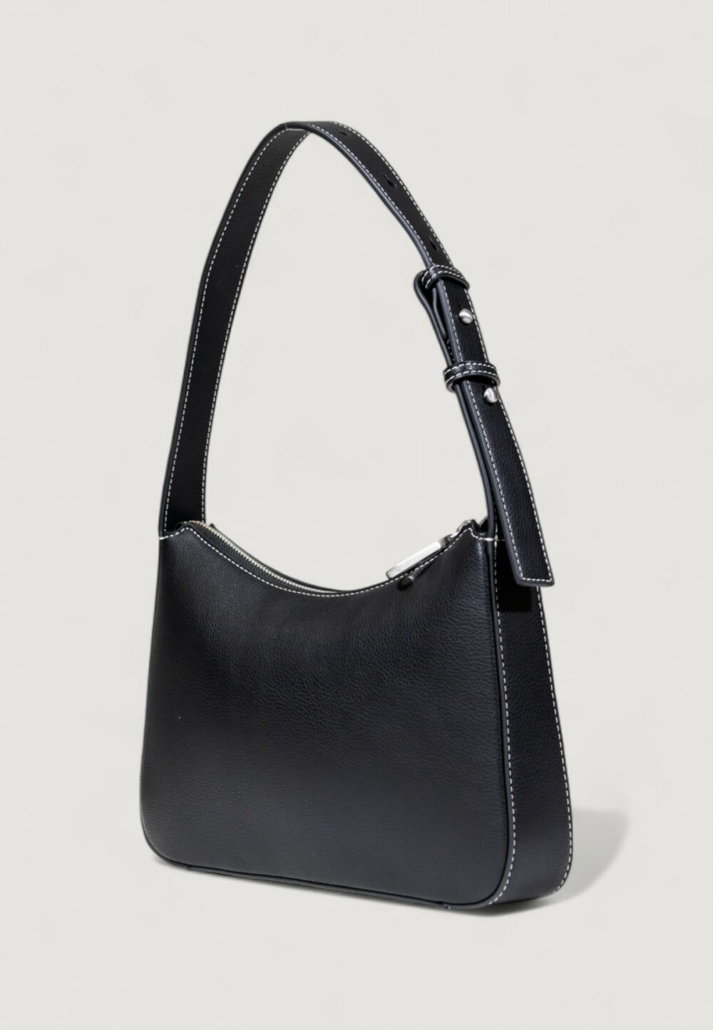 Borsa KARL LAGERFELD KLJ METAL LOGO SHOULDER BAG Nero - Foto 4