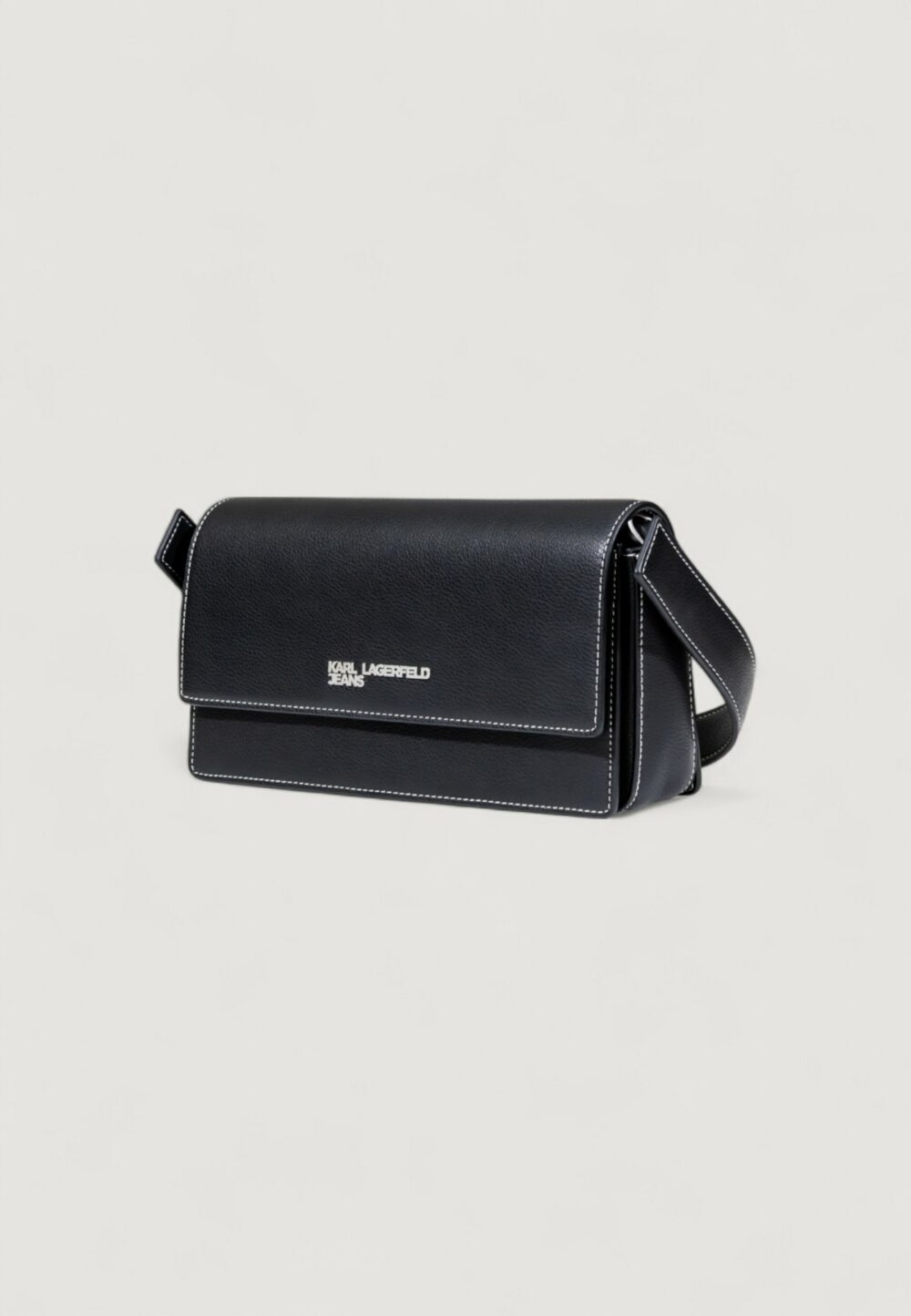 Borsa KARL LAGERFELD KLJ METAL LOGO TOP HANDLE CB Nero - Foto 3