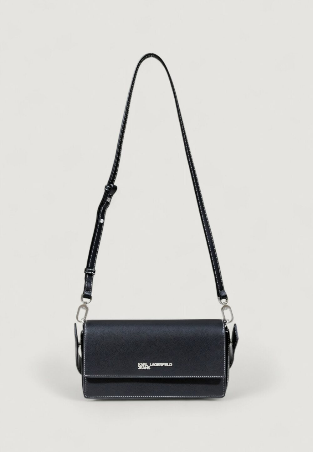 Borsa KARL LAGERFELD KLJ METAL LOGO TOP HANDLE CB Nero - Foto 2