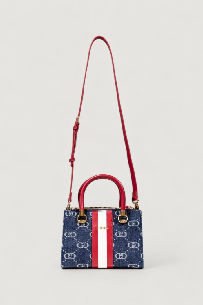 Borsa Liu-jo S SATCHEL Blue Denim – AA5163D3200