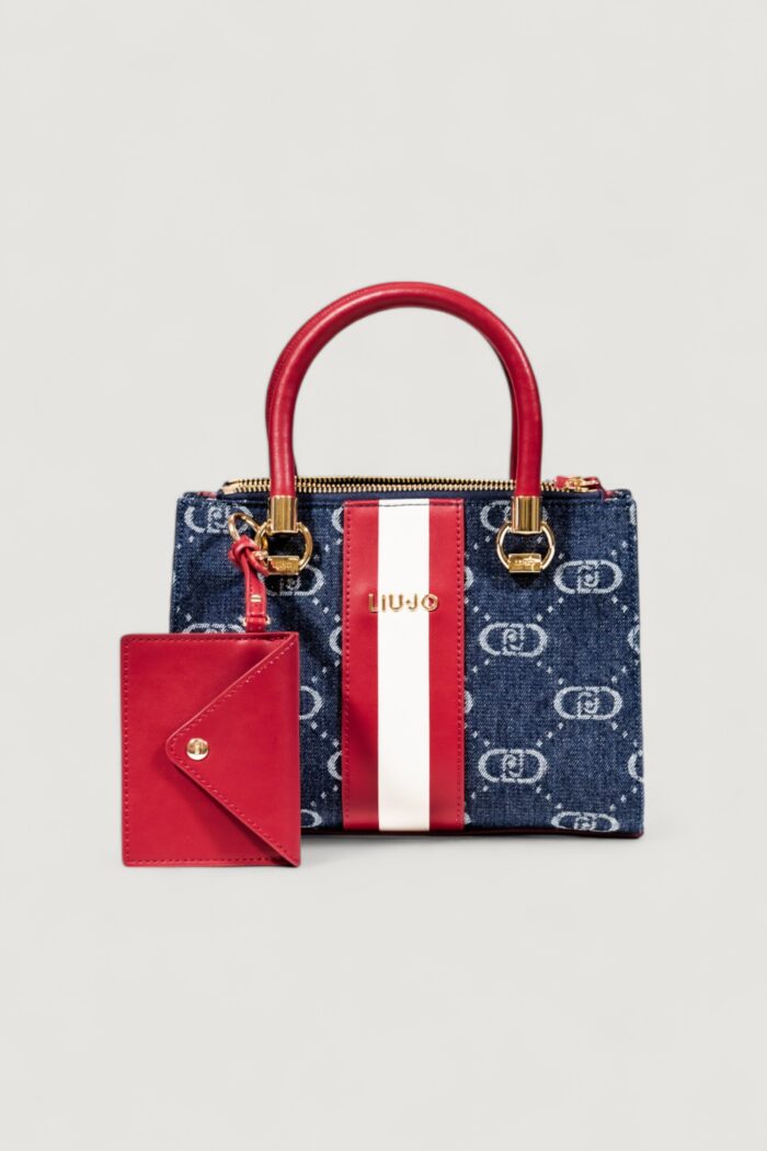 Borsa Liu-jo S SATCHEL Blue Denim – AA5163D3200