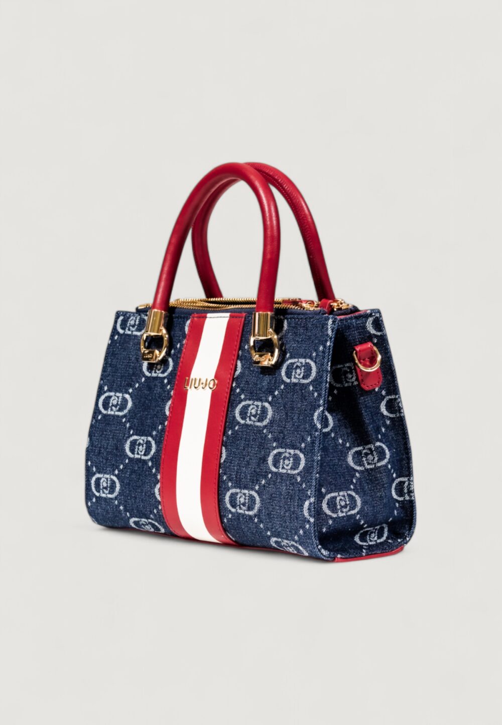 Borsa Liu-Jo S SATCHEL Blue Denim - Foto 4