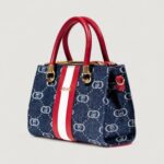 Borsa Liu-Jo S SATCHEL Blue Denim - Foto 4