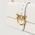 Borsa Pinko LOVE ONE CLASSIC ST. CL VITELLO Bianco - Foto 3