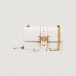 Borsa Pinko LOVE ONE CLASSIC ST. CL VITELLO Bianco - Foto 2