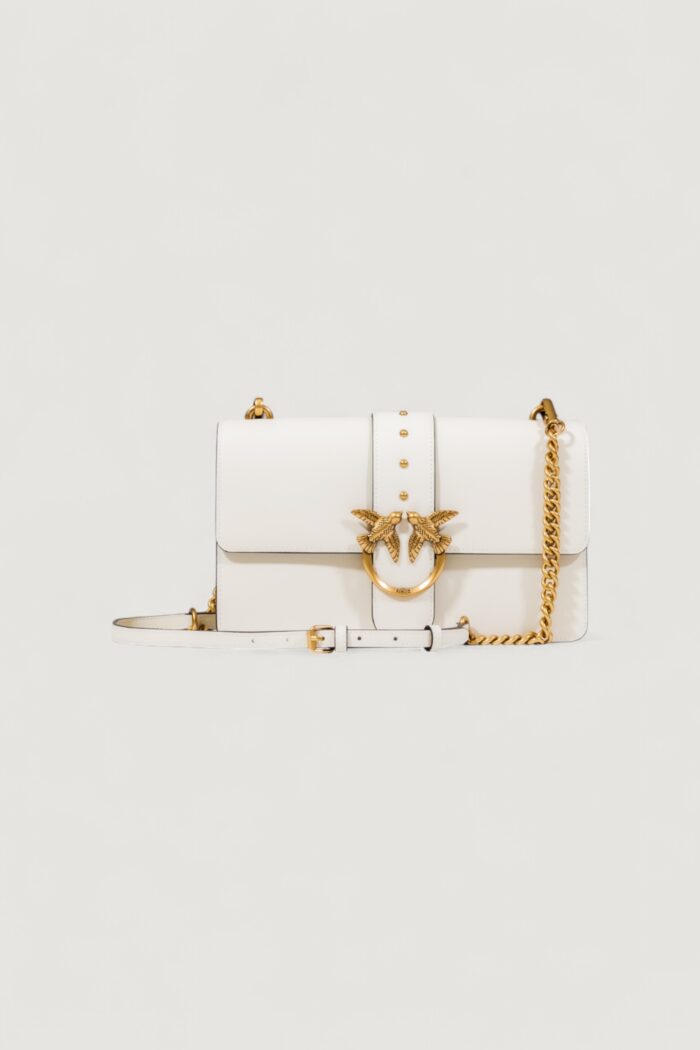 Borsa Pinko LOVE ONE CLASSIC ST. CL VITELLO Bianco – 105857