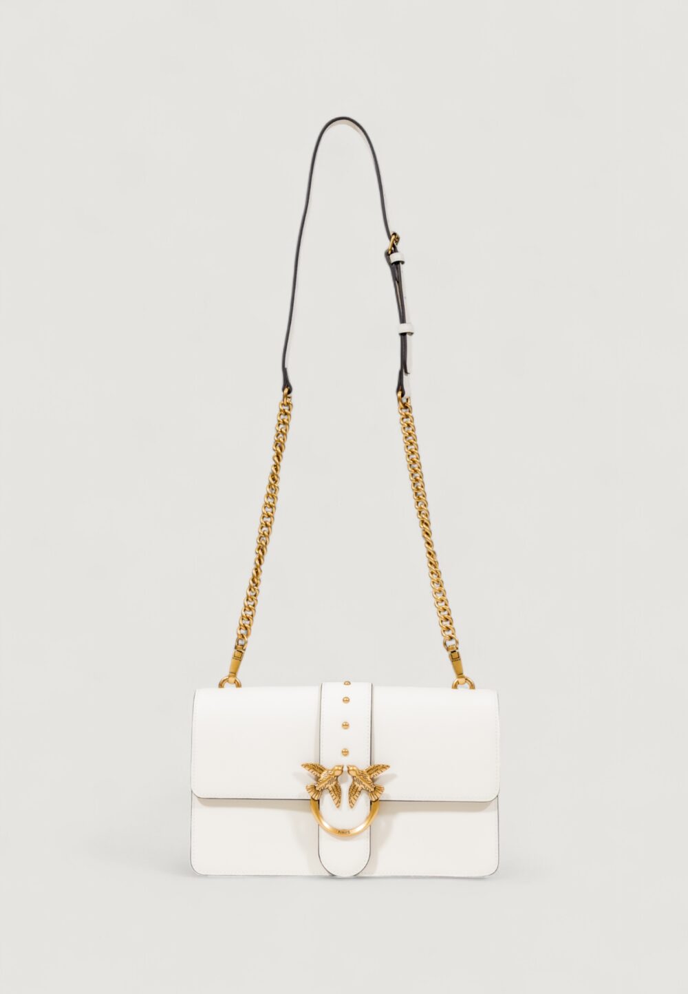 Borsa Pinko LOVE ONE CLASSIC ST. CL VITELLO Bianco - Foto 1
