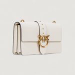 Borsa Pinko LOVE ONE CLASSIC ST. CL VITELLO Bianco - Foto 5