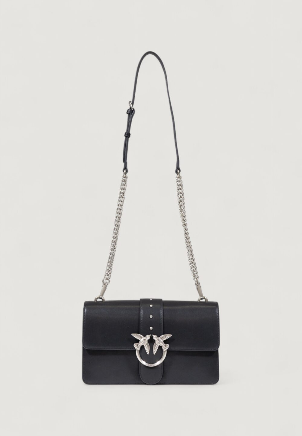 Borsa Pinko LOVE ONE CLASSIC ST. CL VITELLO Black Silver - Foto 1