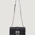 Borsa Pinko LOVE ONE CLASSIC ST. CL VITELLO Black Silver - Foto 1