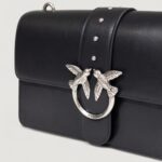 Borsa Pinko LOVE ONE CLASSIC ST. CL VITELLO Black Silver - Foto 2