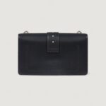 Borsa Pinko LOVE ONE CLASSIC ST. CL VITELLO Black Silver - Foto 5