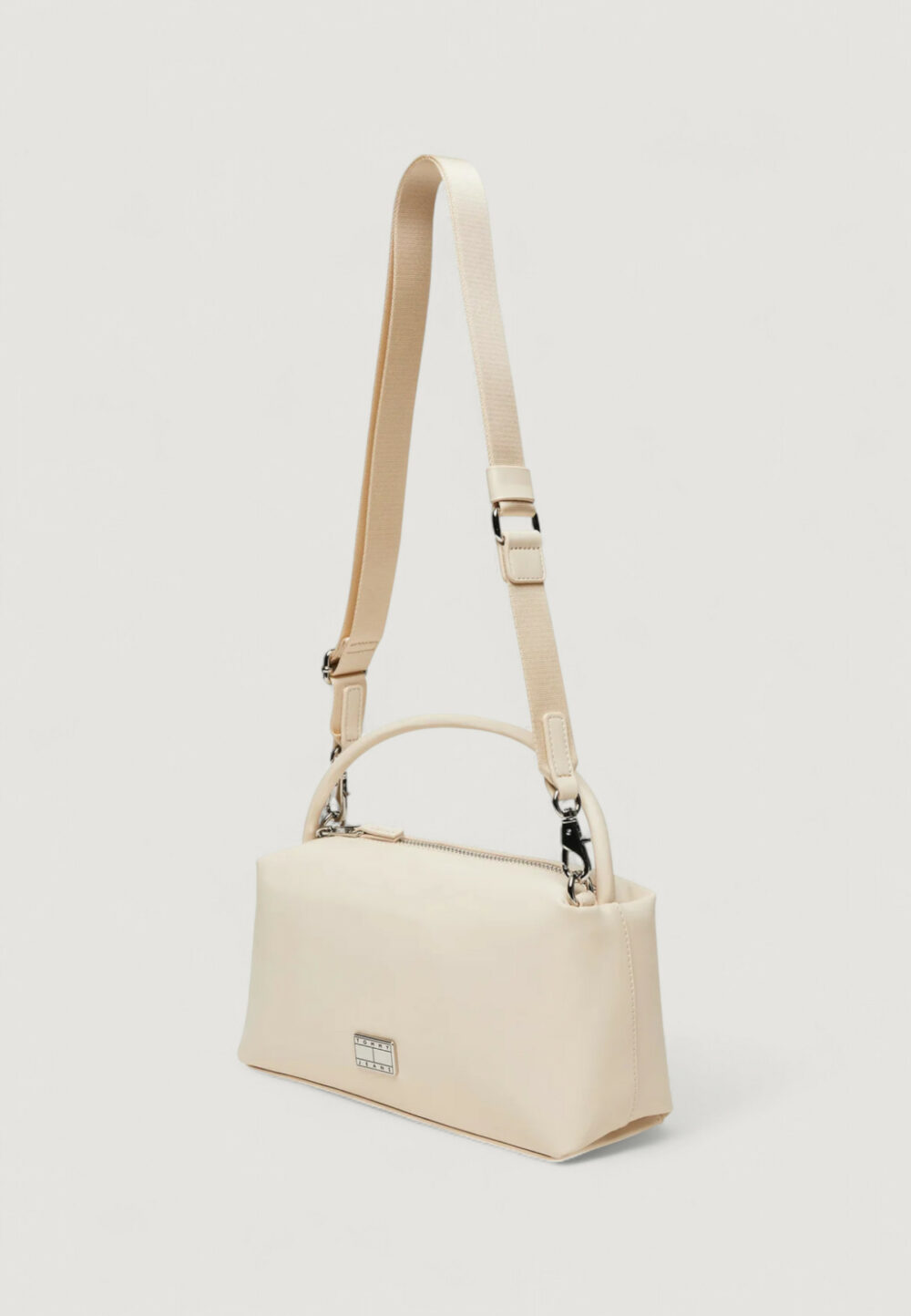 Borsa Tommy Hilfiger TJW AMERICAN COOL SHOULDER BAG Avorio - Foto 3