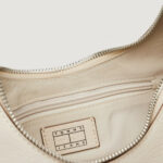 Borsa Tommy Hilfiger TJW CRUSH SHOULDER BAG Beige - Foto 4