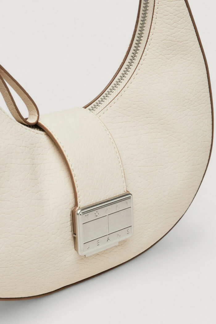 Borsa Tommy Hilfiger TJW CRUSH SHOULDER BAG Beige – AW0AW17539