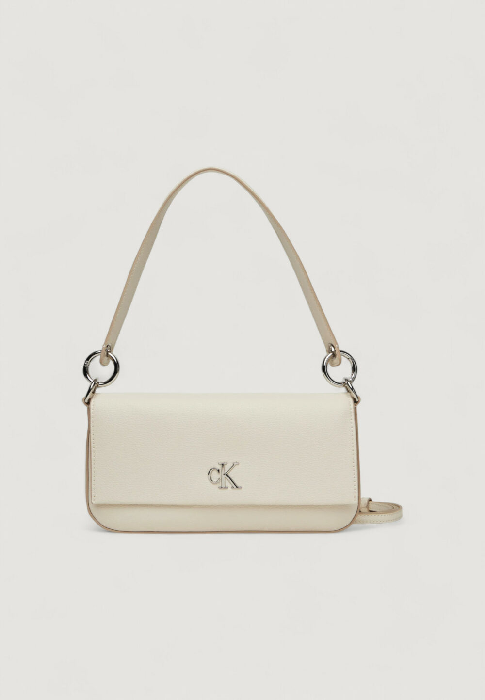 Borsa Calvin Klein MINIMAL MONOGRAM SHOULDER POUCH Beige - Foto 1