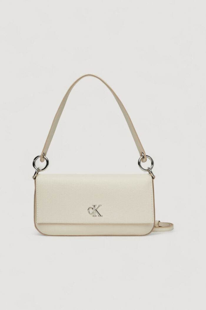 Borsa Calvin Klein MINIMAL MONOGRAM SHOULDER POUCH Beige – LV04K3161G