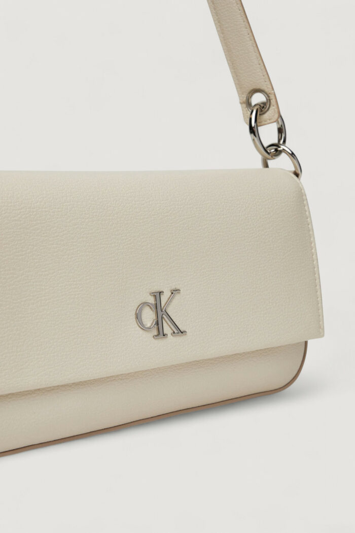 Borsa Calvin Klein MINIMAL MONOGRAM SHOULDER POUCH Beige – LV04K3161G