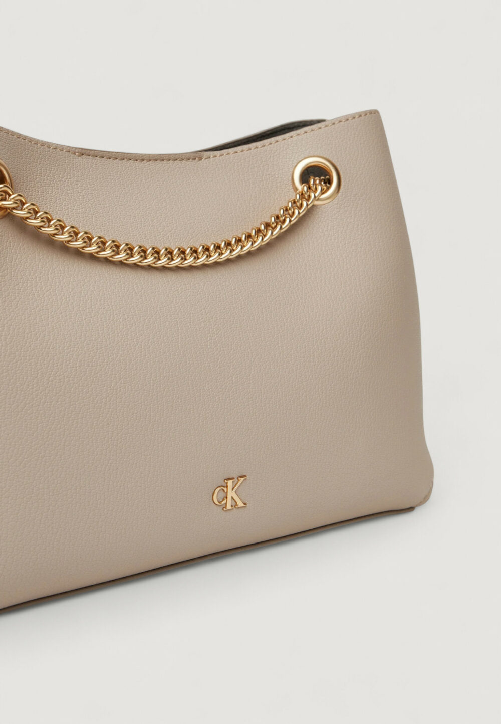 Borsa Calvin Klein MNML MNGRM SHLDR BG Beige chiaro - Foto 2