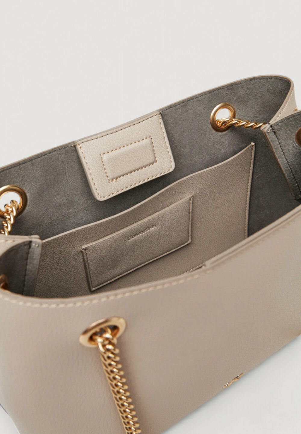 Borsa Calvin Klein MNML MNGRM SHLDR BG Beige chiaro - Foto 5