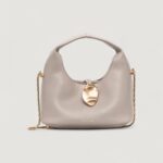 Borsa Calvin Klein STONE LOCK SLOUCHY CROSSBODY BAG Beige chiaro - Foto 1
