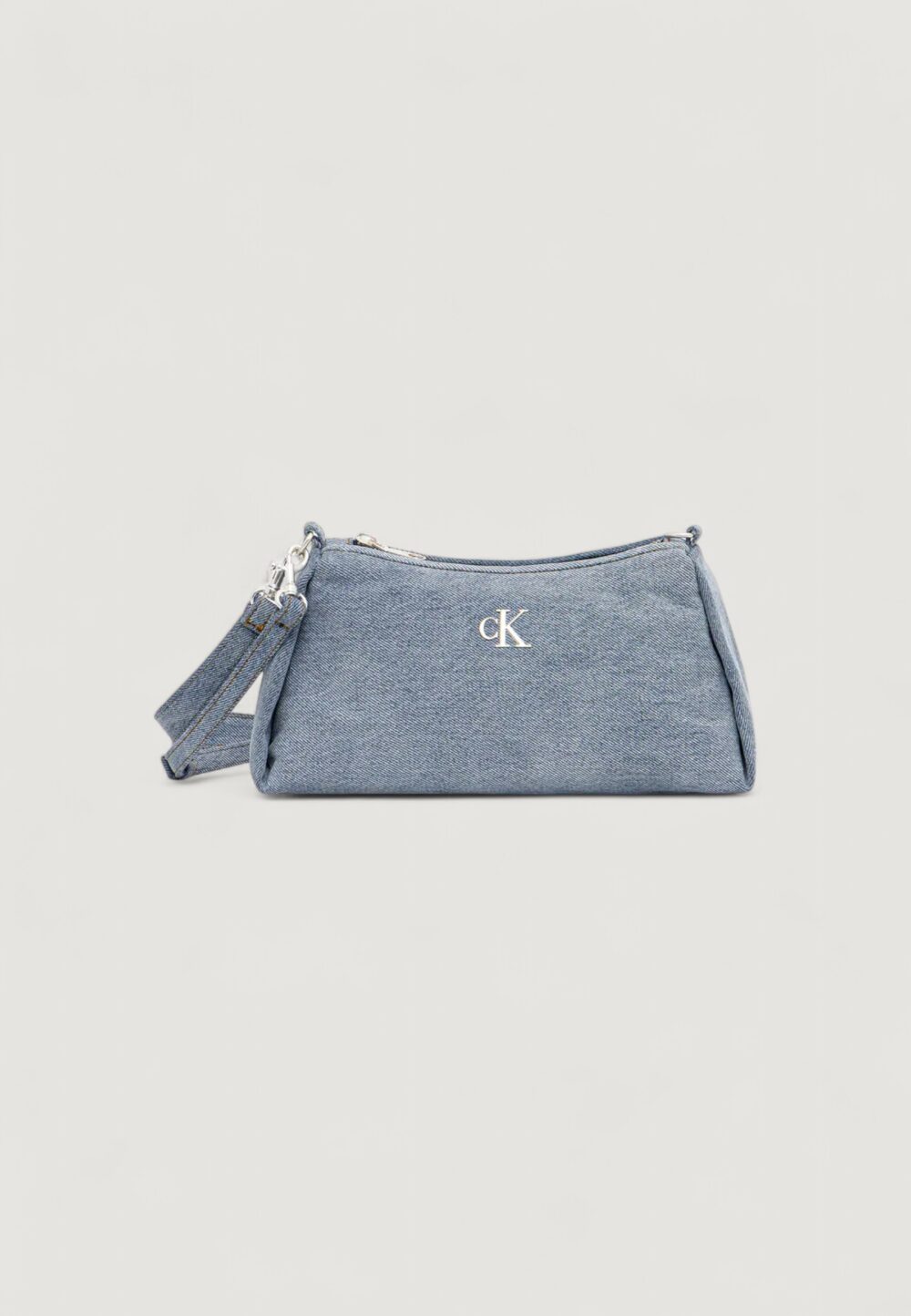 Borsa Calvin Klein DENIM LAYLA SHOULDER BAG SM Denim chiaro - Foto 1