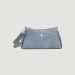 Borsa Calvin Klein DENIM LAYLA SHOULDER BAG SM Denim chiaro - Foto 1
